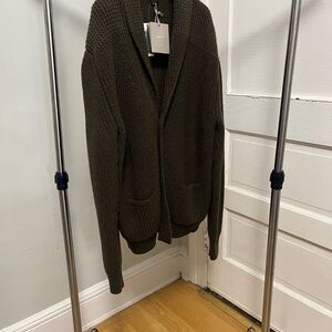 Tom Ford Men's Olive Green Cardigan